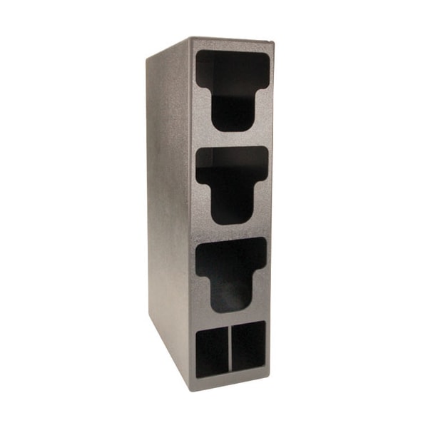 Organizer, 3 Lid , W/ Straw Hldr